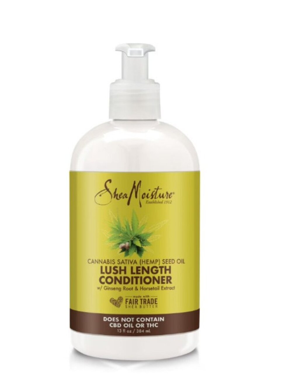 FULL SIZE SHEA MOISTURE HEMP LUSH LENGTH CONDITIONER - 12oz